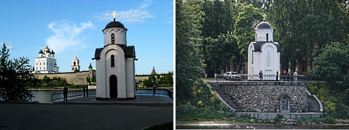 Крест княгини Ольги в Пскове